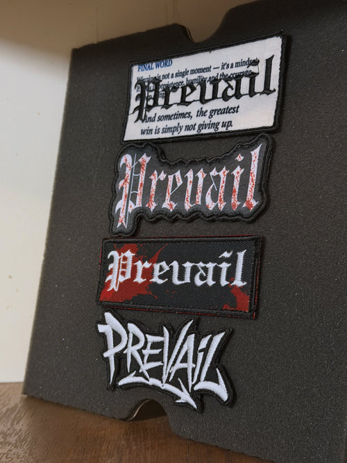 BloodShed Prevail Embroidered Morale Patch!